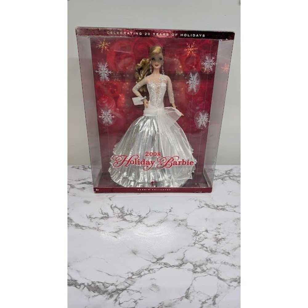 2008 Holiday Barbie Doll Celebrating 20 Years of Holidays NRFB